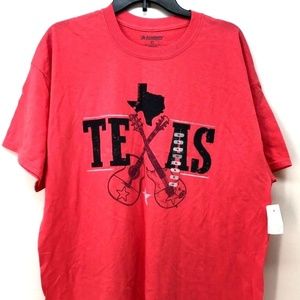 Academy Men's Texas Guitar T-Shirt Sz XL